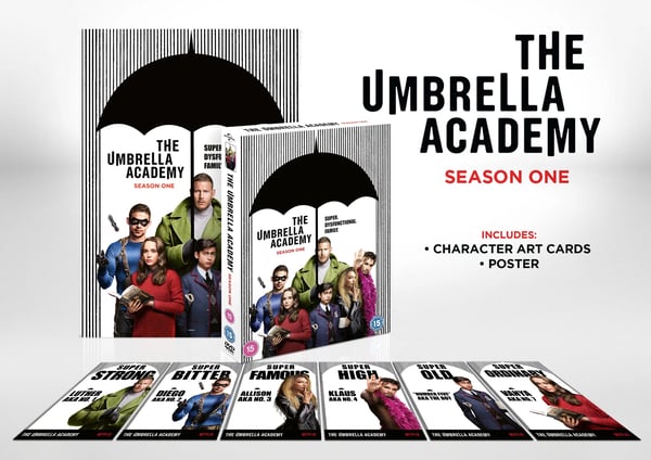 The Umbrella Academy: Kausi 1 – DVD-boksisetti (alue 2)