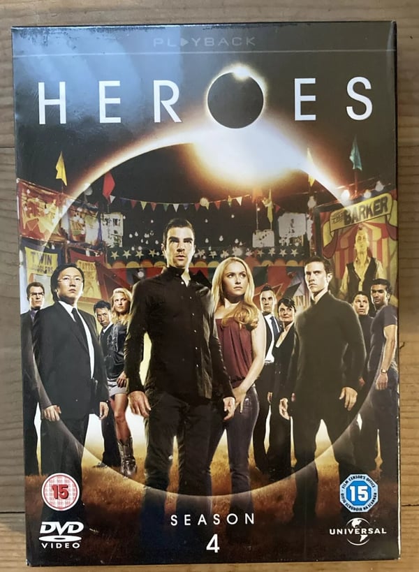 Heroes Kausi 4 DVD - Hayden Panettiere - Alue 2 Heroes Kausi 4 DVD - Hayden Panettiere - Alue 2