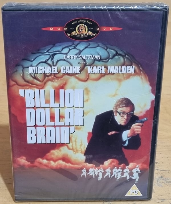 Billion Dollar Brain DVD MGM Michael Caine, Karl Malden Region 2 Brand New