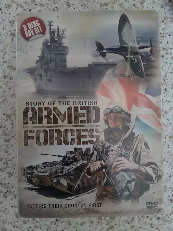 Story Of The British Armed Forces 3 x Dvd Box Set Region 2 Brand New