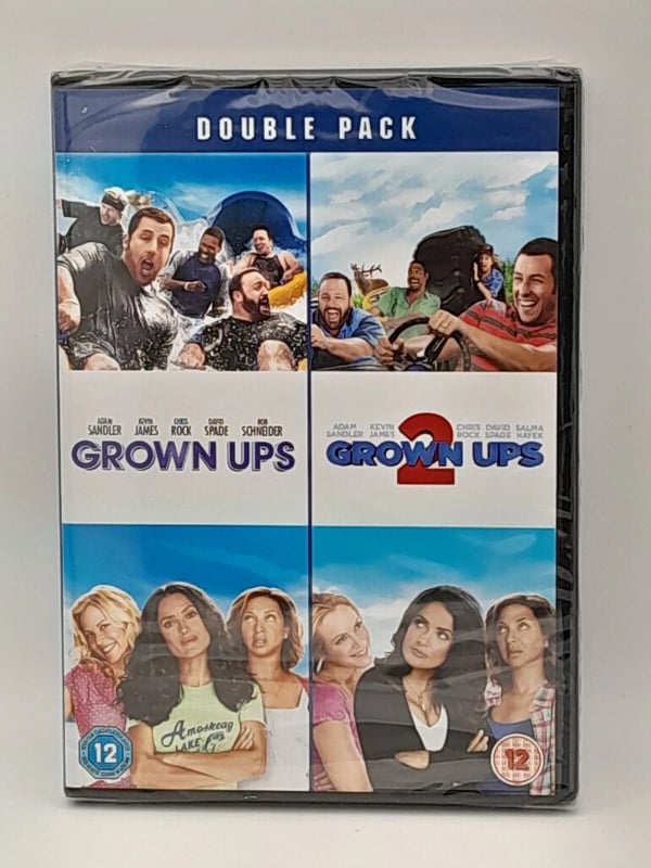 Grown Ups / Grown Ups 2 - Box Set - 2013 - 2 Discs - DVD - Region 2 Brand New