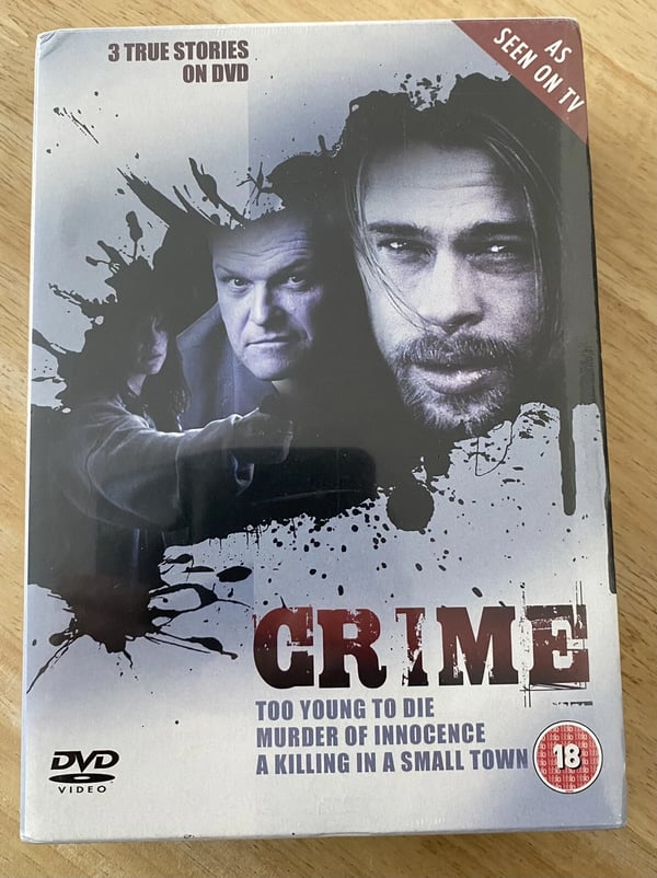 DVD Boxset Too Young to Die Murder of innocence A killing in a small town Region 2 Brand New