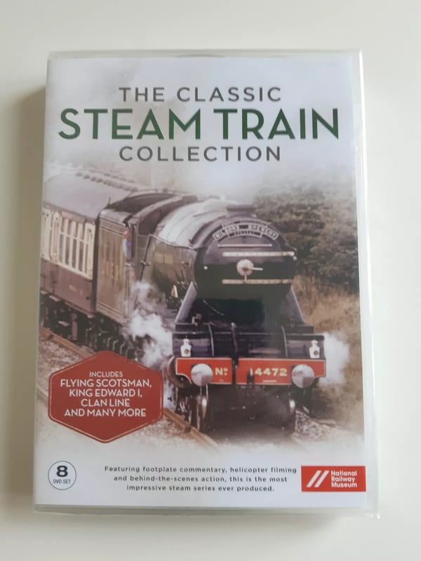 The Classic Steam Collection 8 DVD Box Set (2014) Mint Condition Region 2 Brand New