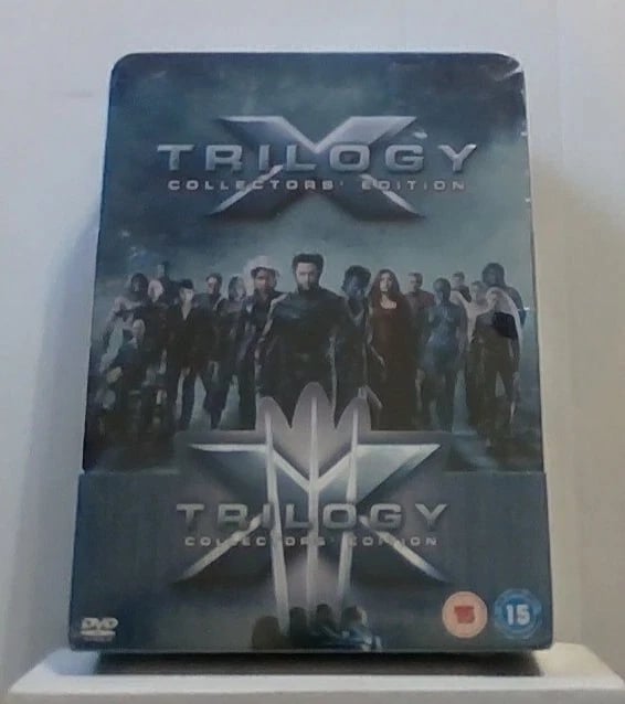 X-Men Trilogy - X-Men/X-Men 2/X-Men - The Last Stand. (DVD, 2007) Collectors Tin Region 2 Brand New X-Men Trilogy - X-Men/X-Men 2/X-Men - The Last Stand. (DVD, 2007) Collectors Tin Region 2 Brand New