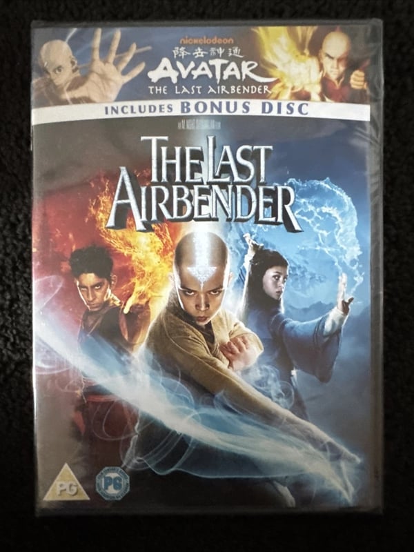 -The last Airbender DVD (2010) V.RARE Version Avatar Bonus Disc Region 2 Brand New