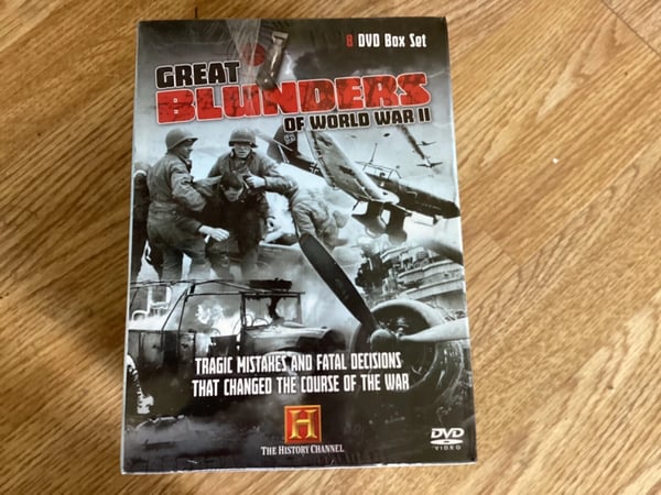 GREAT BLUNDERS OF World War 2 DVD Boxset 8 DVDs Region 2 Brand New
