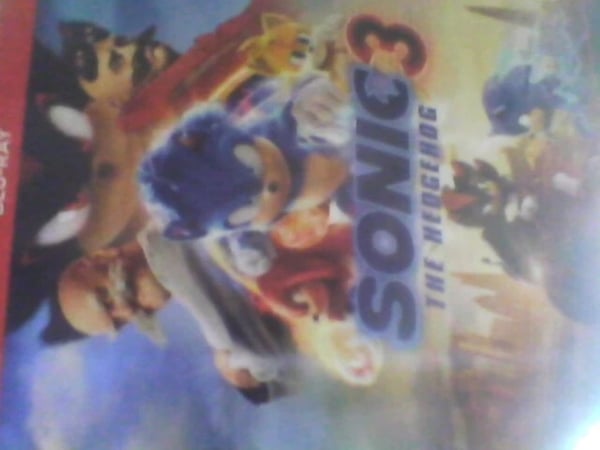 Sonic the Hedgehog 3 [PG] Blu-ray no slip case Region 2 Brand New