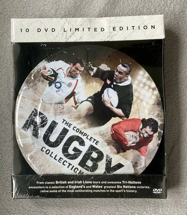 THE COMPLETE RUGBY COLLECTION - 10-Disc DVD Box with tin box. () Region 2 Brand New