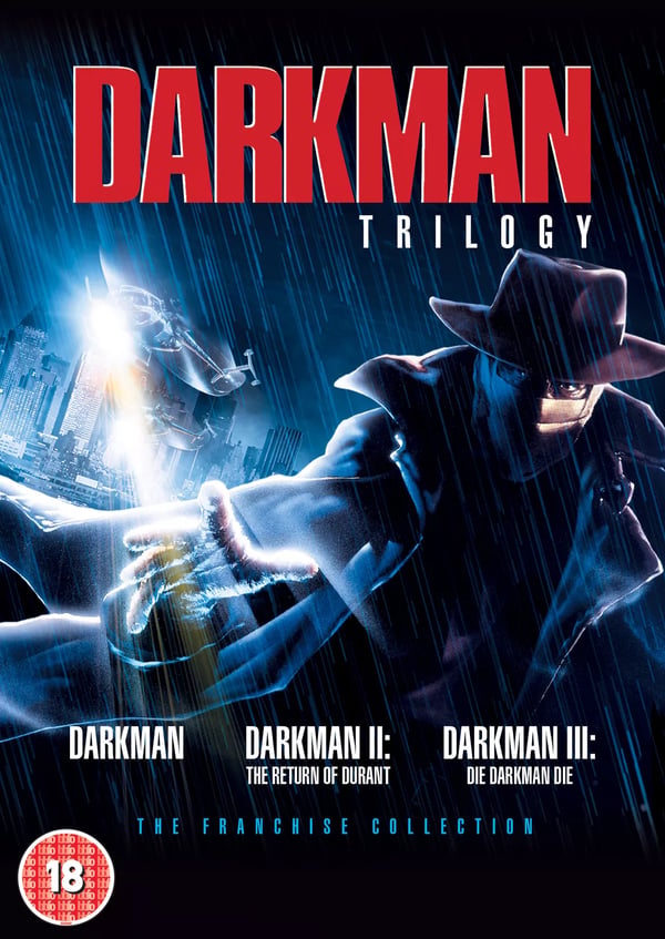 Darkman/Darkman 2/Darkman 3 DVD-boks Darkman/Darkman 2/Darkman 3 DVD-boks