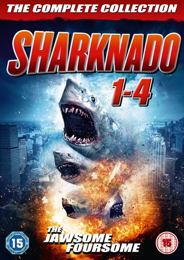 Sharknado 1-4 [15] DVD Box Set Region 2 Brand New
