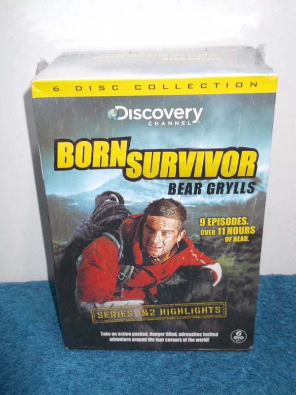 Born Survivor, Bear Grylls - Sæson 1 & 2 - DVD 6-disc samling