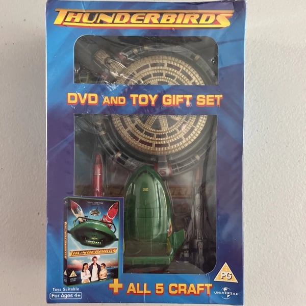 Thunderbirds DVD And Toy Gift Set - Release Region 2 Brand New