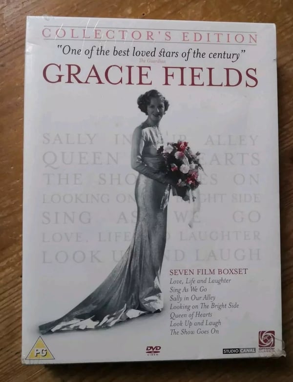 Gracie Fields Collector's Edition Seven Film Boxset DVD Sally in Our Alley etc Region 2 Brand New