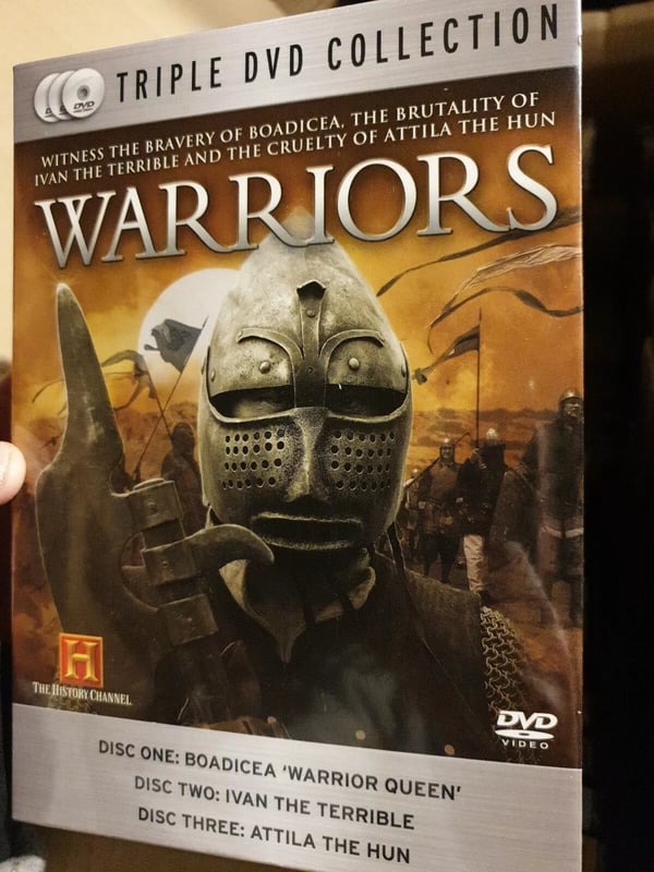 Warriors - HISTORY CHANNEL DVD BOX SET - RELEASE. Fast post" Region 2 Brand New Warriors - HISTORY CHANNEL DVD BOX SET - RELEASE. Fast post" Region 2 Brand New