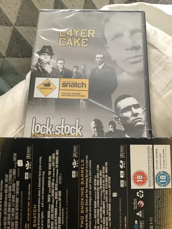 Layer Cake/Snatch/Lock, Stock And Two Smoking Barrels (Box Set) region 2 Brand New