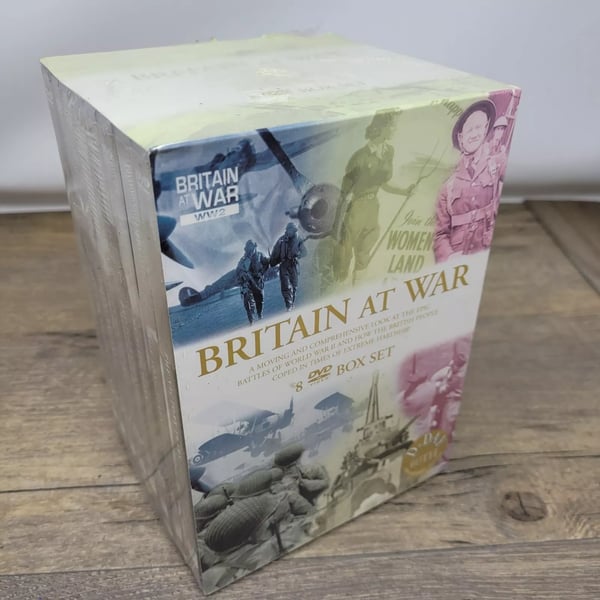 Britain At War Complete Box Set 8 DVD WW2 D-Day 60th Anniversary Edition Region 2 Brand New