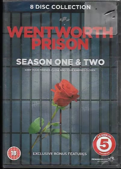 WENTWORTH PRISON SEASONS ONE & TWO (1 & 2) R2 DVD BOXSET 8-DISC Region 2 Brand New