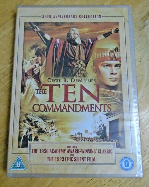 De tio budorden (1956) - Charlton Heston - 2-Disc DVD - Region 2 De tio budorden (1956) - Charlton Heston - 2-Disc DVD - Region 2