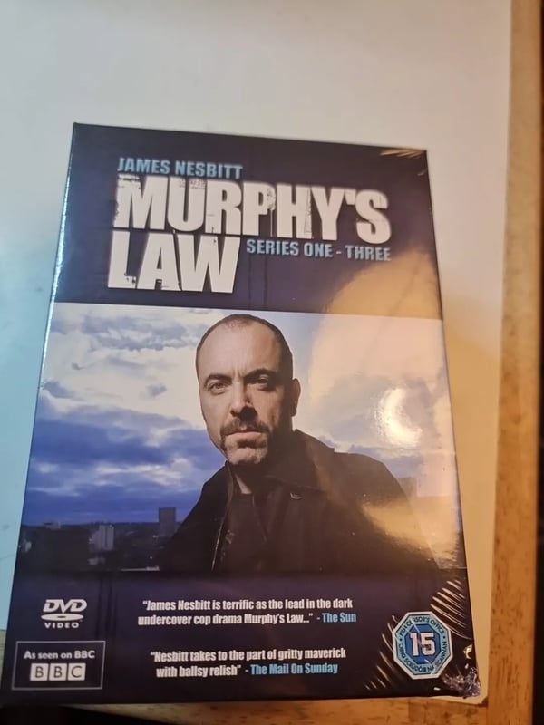 Murphy's Law Series 1 - 3 Box Set (DVD, 2006, 7-Disc Set) . Region 2 Brand New
