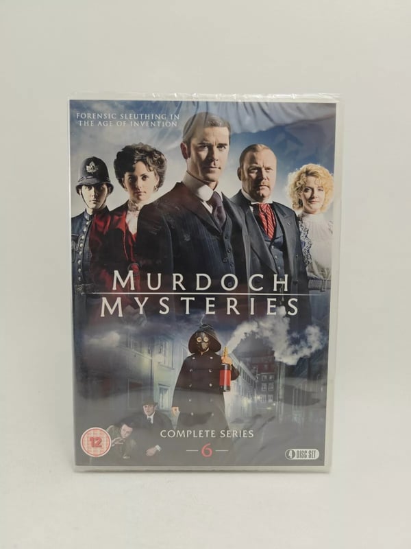 Murdoch Mysteries: Complete Series 6 DVD (2016) Yannick Bisson cert 12 4 discs Region 2 Brand New