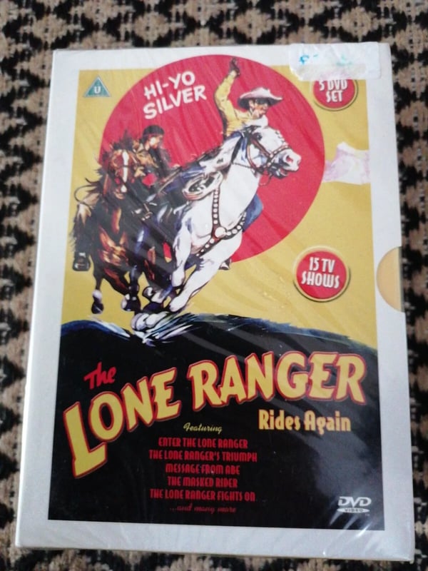 THE LONE RANGER RIDES AGAIN - 5 DISC DVD BOX SET - - ALL REGION Brand New THE LONE RANGER RIDES AGAIN - 5 DISC DVD BOX SET - - ALL REGION Brand New