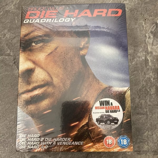 Die Hard Quadrilogy - Green Amaray (DVD) med Bruce Willis