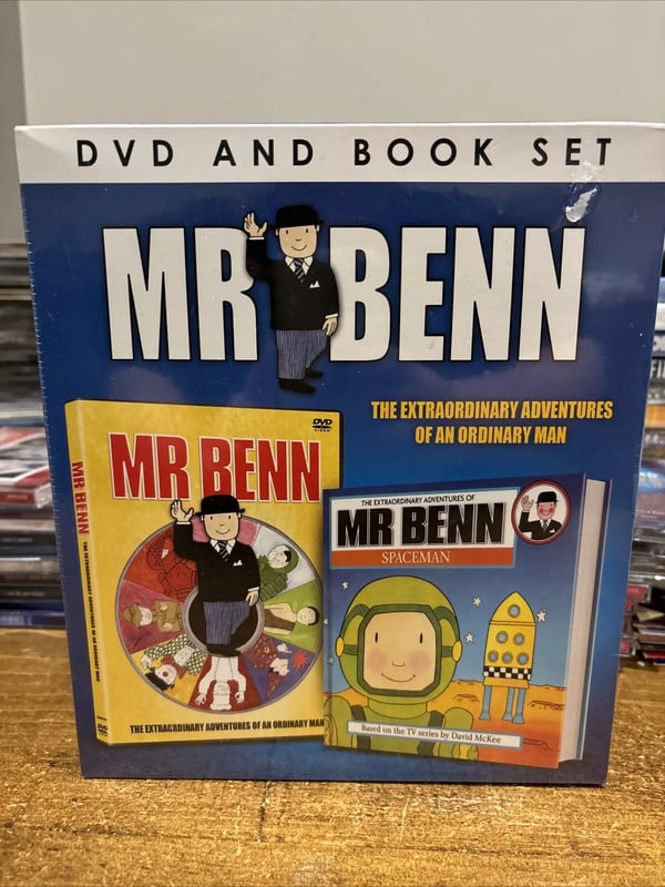 Mr Benn - DVD and Book Set - To U.K. Region 2 Brand New Mr Benn - DVD and Book Set - To U.K. Region 2 Brand New