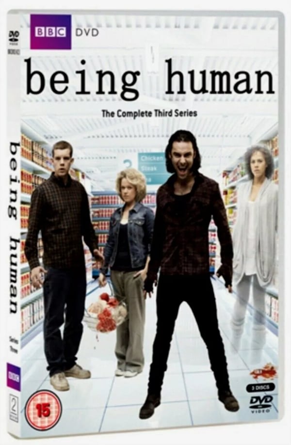 Being Human: The Complete Third Series (DVD-2011,3-Disc Box Set)R2. Aidan Turner Region 2 Brand New