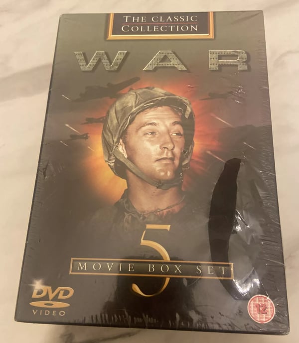 War (DVD, 2004, 5-DVDS Set, Box Set) REGION 2 PAL Brand New