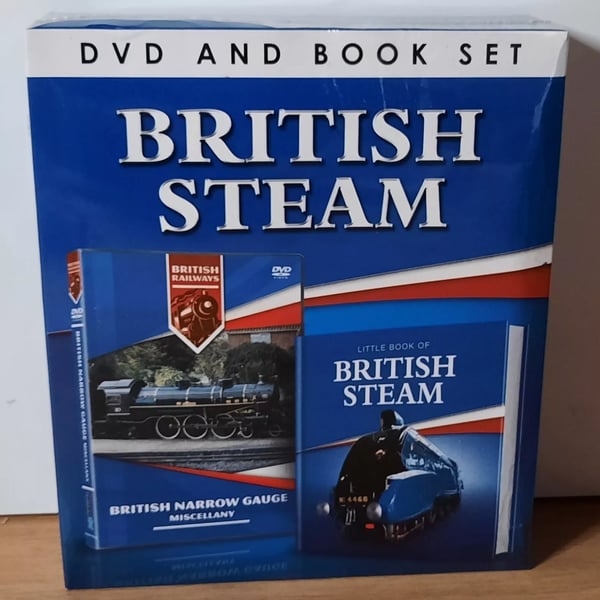 BRITISH STEAM Book & DVD Set Region 2 Brand New BRITISH STEAM Book & DVD Set Region 2 Brand New