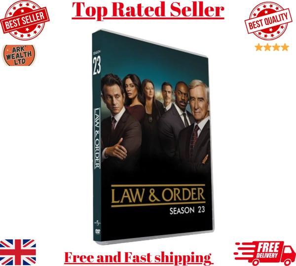 Law & Order Kausi 23 (DVD) Boksisarja 3 levyä, alue 2