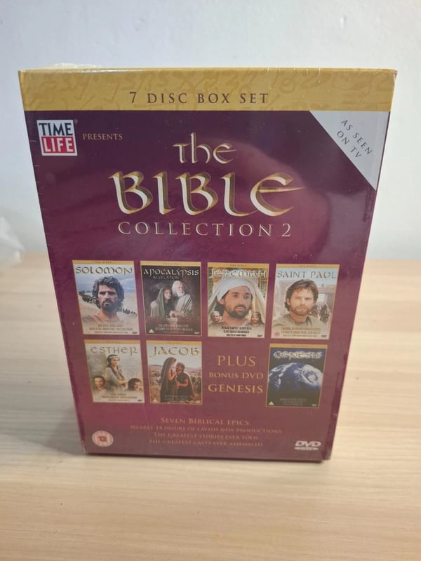 The Bible Collection 2 (7 x DVD Box set) Oliver Reed, Richard Harris, Sean Bean Region 2 Brand New The Bible Collection 2 (7 x DVD Box set) Oliver Reed, Richard Harris, Sean Bean Region 2 Brand New