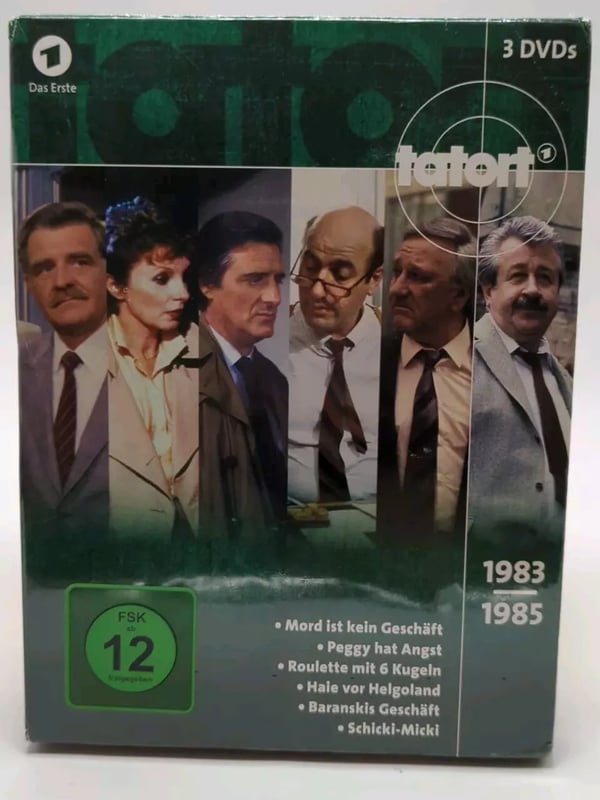 Tatort Das Erste 1 1983-1985 DVD Region 2 Crime Scene German Deutsch Brand New