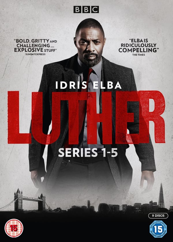 Luther: Sæson 1-5 [15] DVD Boksæt