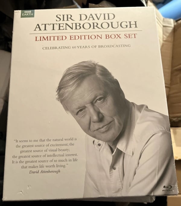 Sir David Attenborough Limited Edition Box Set: Celebrating 60 Years - ! Region 2 Brand New Sir David Attenborough Limited Edition Box Set: Celebrating 60 Years - ! Region 2 Brand New