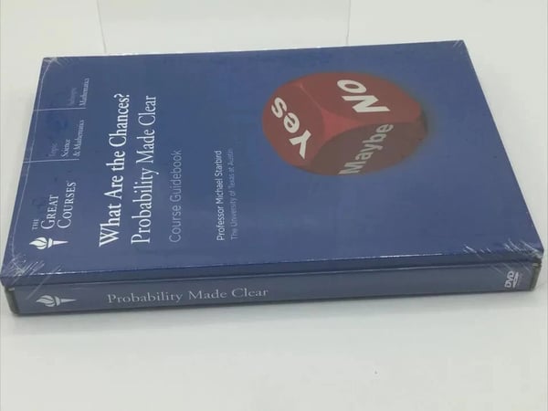 The Great Courses, What Are the Chances Probability Made Clear Guidebook & DVDs Region 2 Brand New The Great Courses, What Are the Chances Probability Made Clear Guidebook & DVDs Region 2 Brand New
