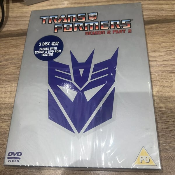 Transformers - Series 2 Vol.2 (Box Set) (DVD, 2004) next day post Region 2 Brand New
