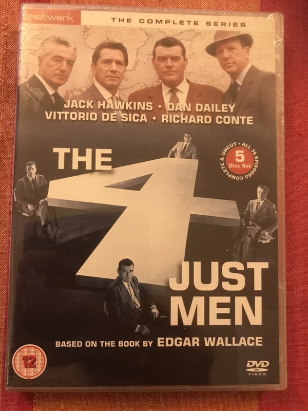 The Four Just Men - The Complete Series (DVD, 2012) . Region 2 Brand New The Four Just Men - The Complete Series (DVD, 2012) . Region 2 Brand New