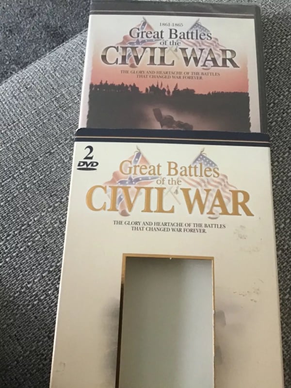 GREAT BATTLES Of The CIVIL WAR – Amerikanske Borgerkrig 1861-1865 – 2-Disc DVD (Region 0)