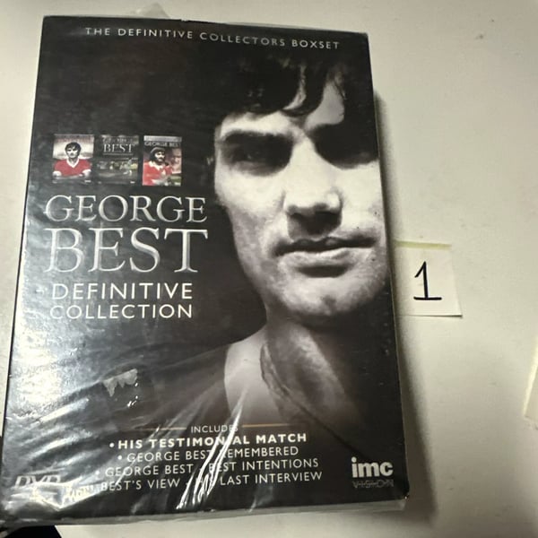 George Best - The Definitive Collection - DVD Box Set - - Region 2 Brand New George Best - The Definitive Collection - DVD Box Set - - Region 2 Brand New