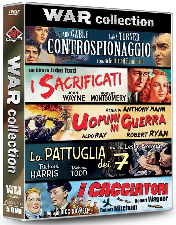 war collection (5dvd) box set DVD Italian Import (DVD) Region 2 Brand New war collection (5dvd) box set DVD Italian Import (DVD) Region 2 Brand New