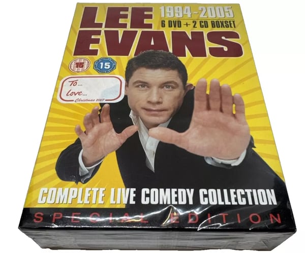 Lee Evans 1994-2005 Complete Live Comedy Collection DVD 6 Discs 2 CDs Region 2 Brand New