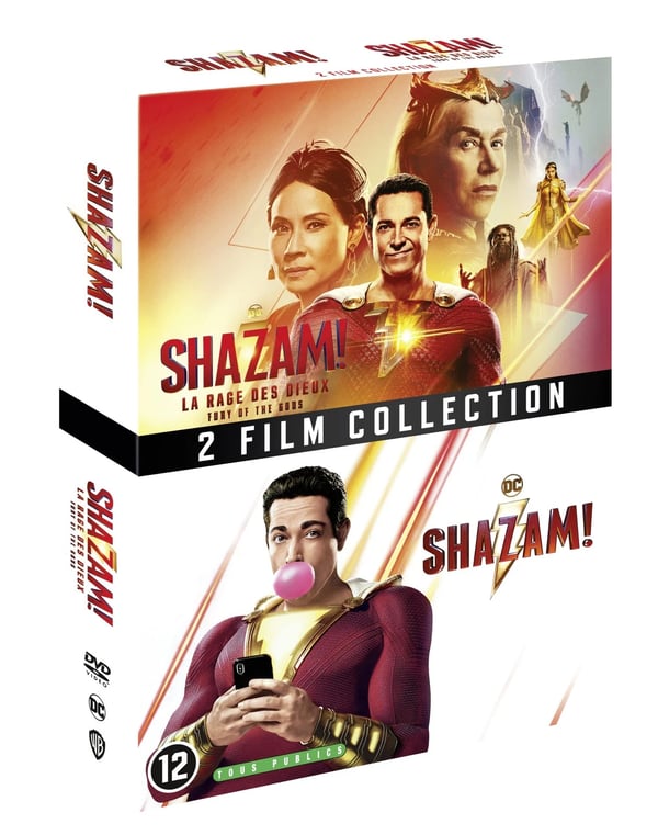 SHAZAM COLLECTION 2 FILMS Boxset DVD (NL Versie) (DVD) Asher Angel Zachary Levi Region 2 Brand New