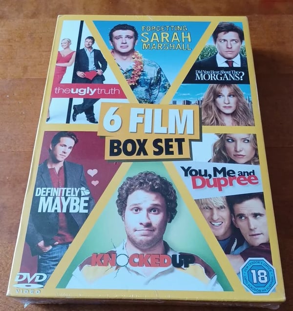 DEFINITELY MAYBE KNOCKED UP THE UGLY TRUTH DVD 6 FILM BOX SET #SPYOD Region 2 Brand New
