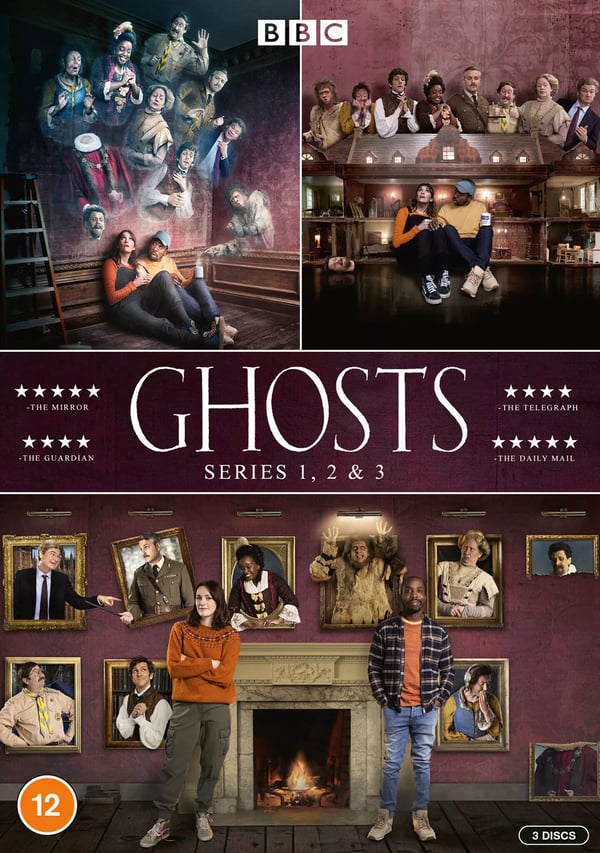 Ghosts: Sæson 1-3 [12] DVD Boks Sæt