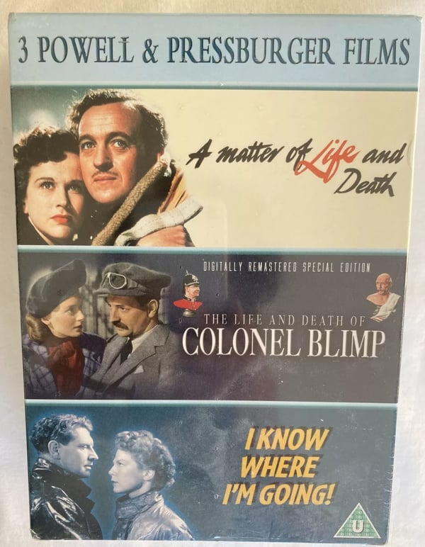 3 Powell And Pressburger Films Box Set DVD, , Region 2 Brand New