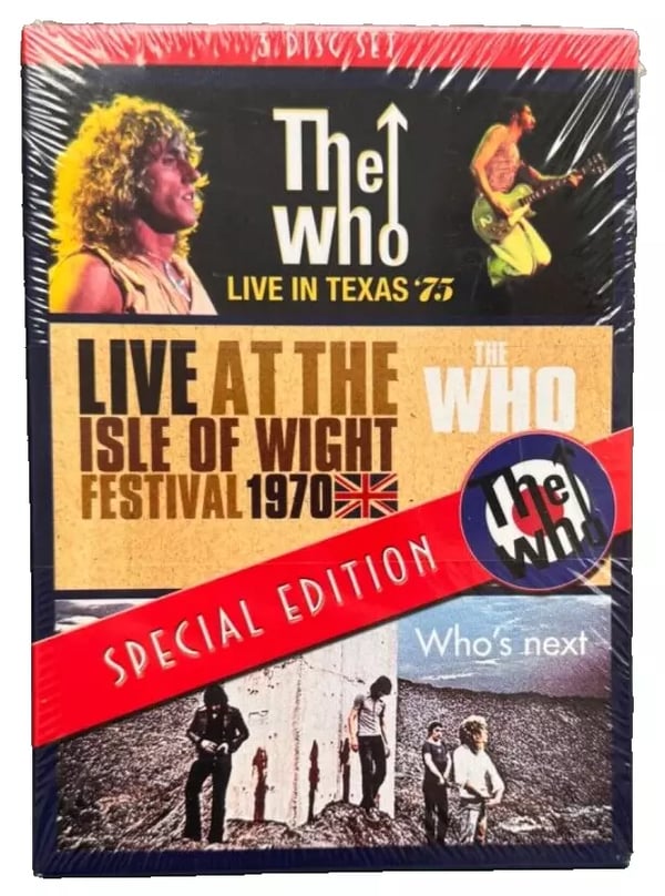 The Who: Live - 3 Disc Special Edition DVD Set The Who: Live - 3 Disc Special Edition DVD Set