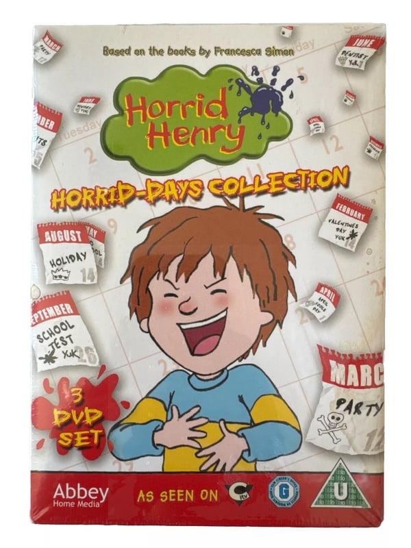 Horrid Henry - Horrid-Days Collection (DVD 2012) Rare Box Set Region 2 Brand New