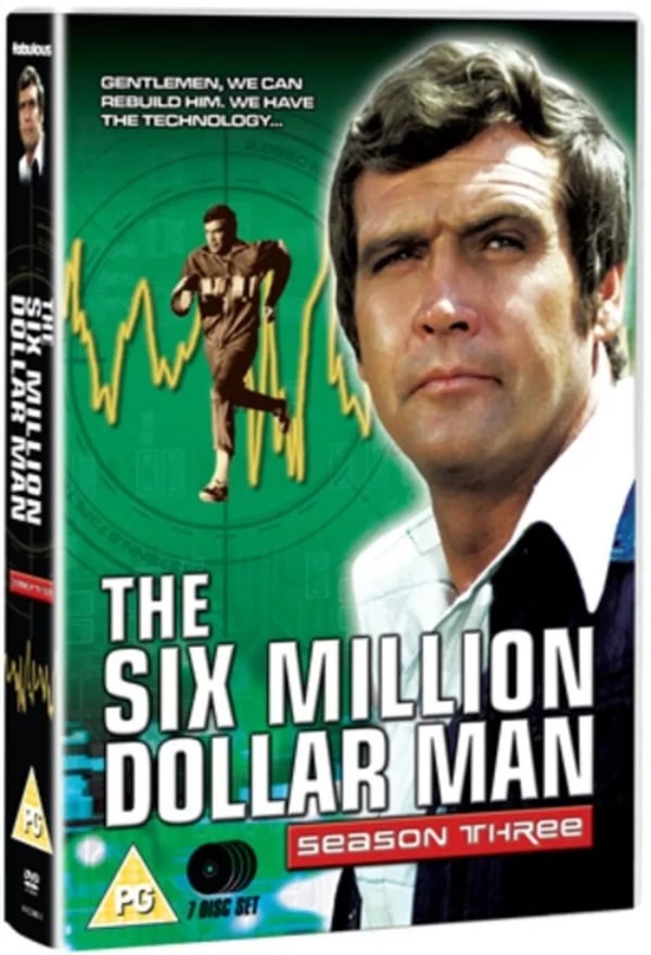 Kuuden miljoonan dollarin mies: Kausi 3 DVD Box Set (Alue 2)