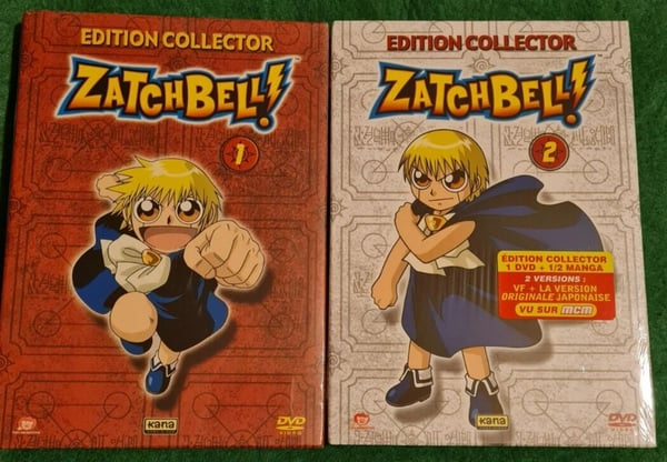 Zatchbell! 1 and 2 set Collector DVD Boxset, Region 2 Brand New